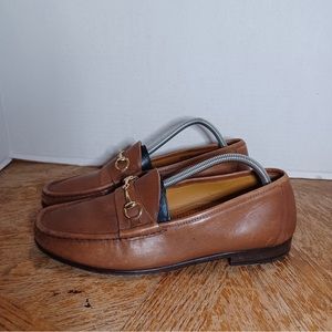 Cole Haan Vintage Horsebit Loafers Browm Gold Hardaware Mens Size 10 M B2 C00394